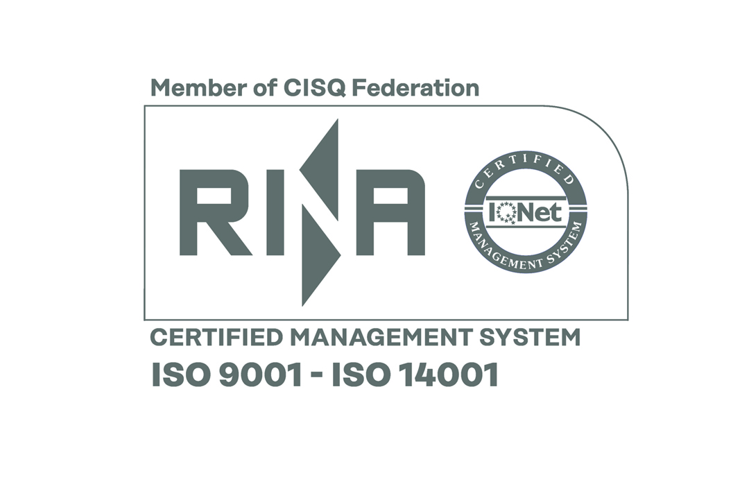ISO 9001 ISO 14001 logo gris 2